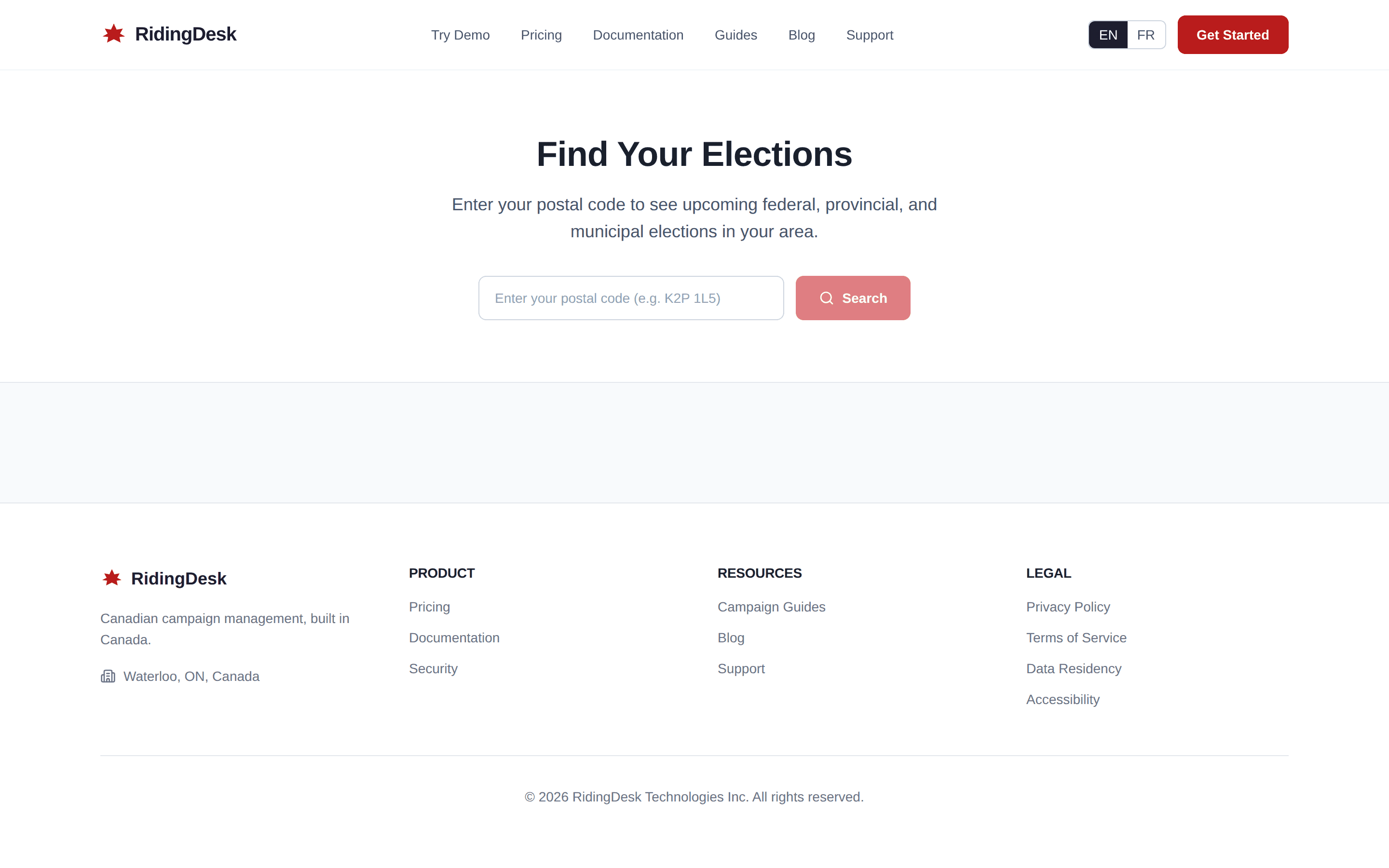 Find Elections public lookup tool